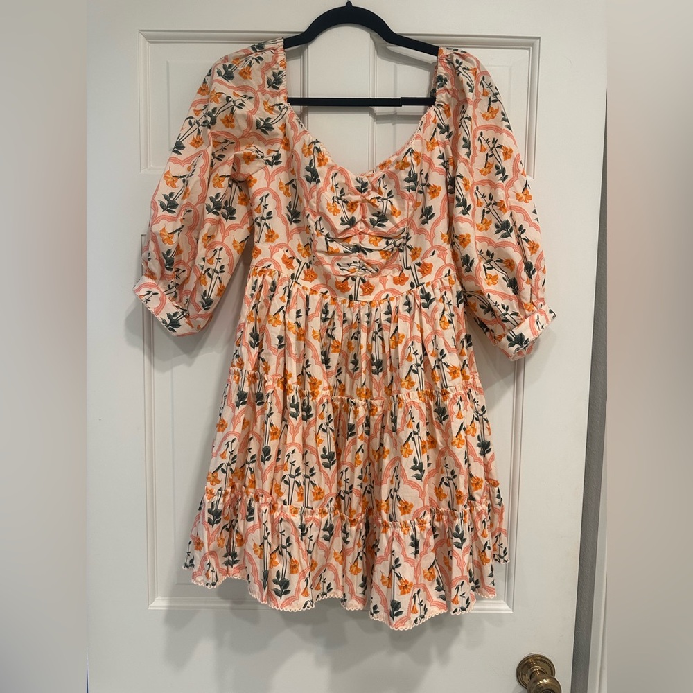 Agua by Agua Bendita Multicolor Floral Dress NWT